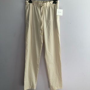 Ellen Tracy paper bag waist tie pants